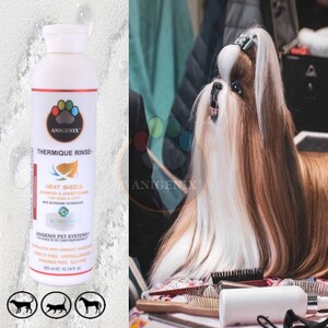 Thermique Rinse Heat Shield Pet Shampoo & Conditioner, Thermo Protective Formula, Natural Dog Shampoo, Dog Grooming Pet Grooming Cat Shampoo
