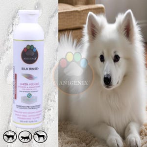 Silk Rinse Volumizing Shampoo & Conditioner For Dogs, Silk Protein Pet Shampoo, Natural Dog Shampoo, Dog Grooming, Pet Grooming, Cat Shampoo