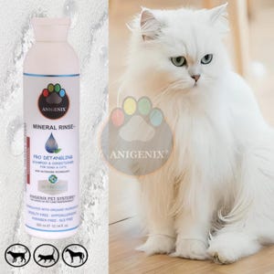 Mineral Rinse Anti Tangle Cat Shampoo & Conditioner, Pro Detangling Formula, Natural Cat Shampoo, Pet Grooming, Hypoallergenic Pet Shampoo