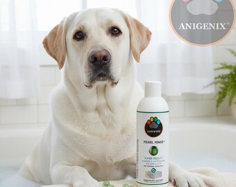 Pearl Protein Dog Hair Shampoo & Conditioner, High-Performance Color Enhancing Formula For White Coat Pets