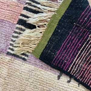 Abstract Rug in Earthy Tones: Handmade Natural Wool Carpet, Terracotta Red Boho Decor, Custom Modern Wall Tapestry