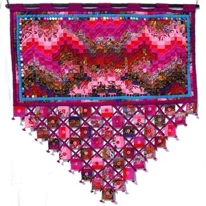 Pannello decorativo patchwork – tecnica Bargello