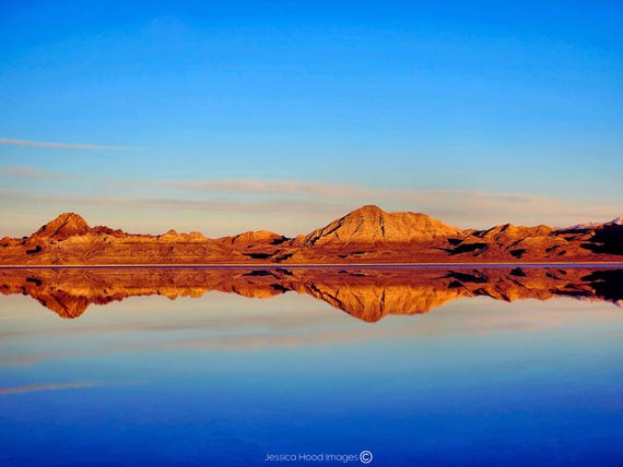 Mirage of Serenity - Bonneville Salt Flats Landscape Photography