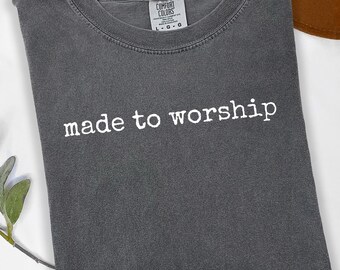 Comfort Colors Christian T-Shirt: Faith Based Apparel
