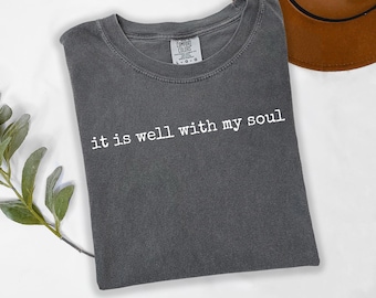 Comfort Colors Christian T-Shirt: Inspirational Faith-Based Tee