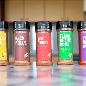 5-Pack Cooking Seasoning Bundle | Spicy, Smoky, Savory, Sweet, Zesty Flavors | Drag Queen Spice Blend Gift Set | Gluten Free