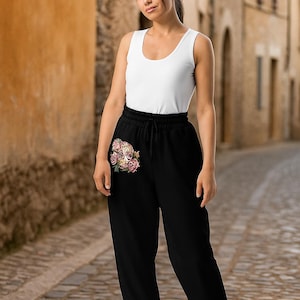 Sugar Skull Wide-leg joggers