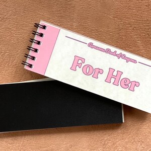 Couponbuch für Sie Romantisches Geschenk Freundin Geschenk Einzigartig Valentinstag für Frau Geschenk Fun Geschenk für Freundin Ticketbuch zum Muttertag