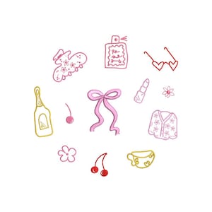 Holiday Embroidery Design, Summer Embroidery File, Beach File, Bikini Design Download 4 Sizes