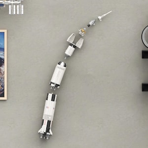 1/200 or 1/144 scale STARSHIP SN20 + super heavy booster SpaceX