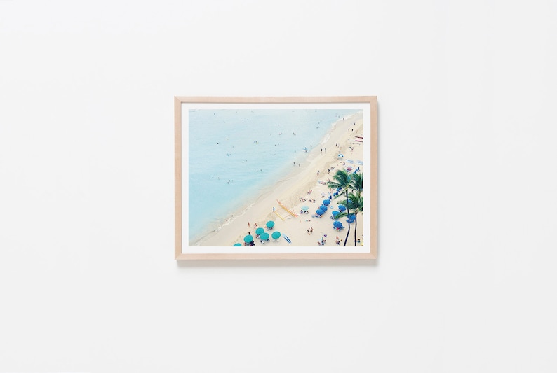 Hello, Waikiki Beach 8x10 Digital Art Print image 1