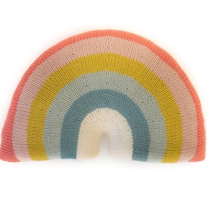 KNITTING PATTERN Over-the-Rainbow Pillow image 2