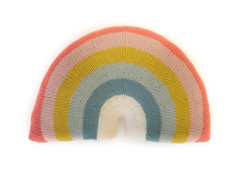 KNITTING PATTERN Over-the-Rainbow Pillow image 2