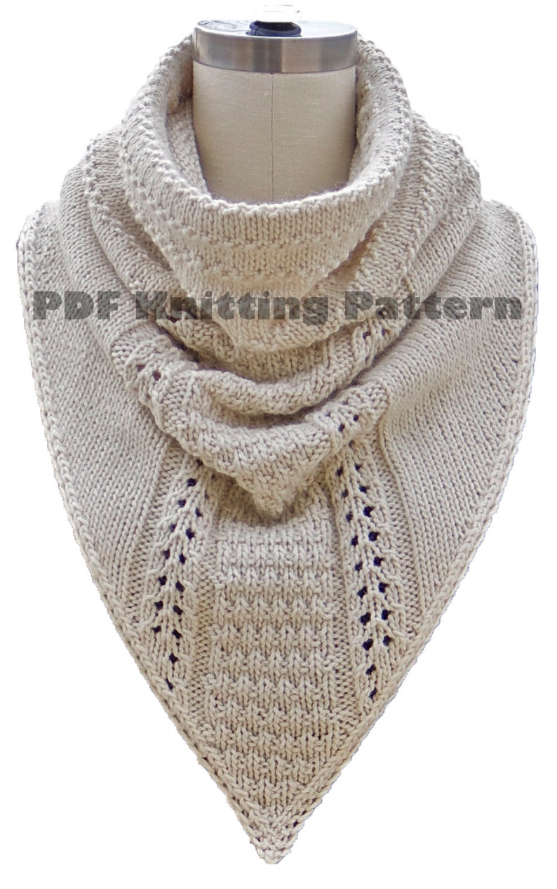 Cowboy Cowl PDF Knitting Pattern Instant Download ENGLISH ONLY image 5