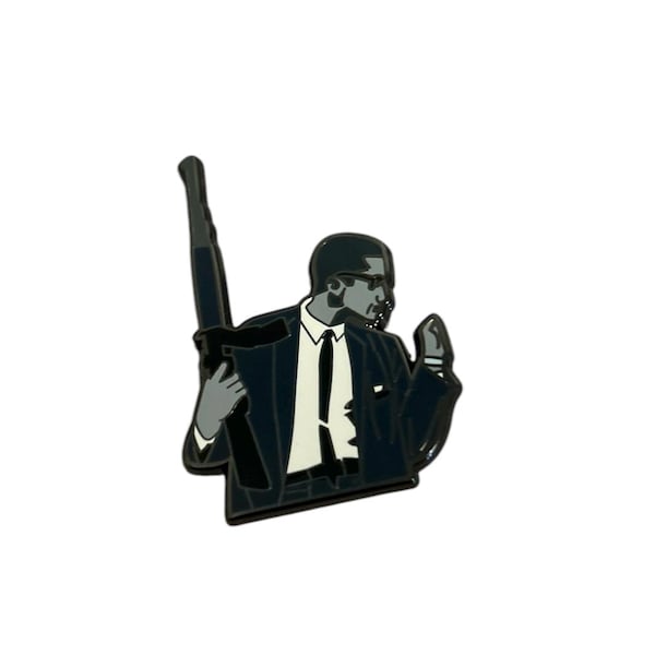 Pin de esmalte duro de Malcolm X