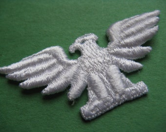 vintage eagle appliqué patch military insignia trim