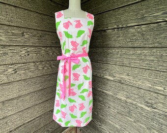 The Vested Gentress dress vintage tortoise and the hare sundress medium