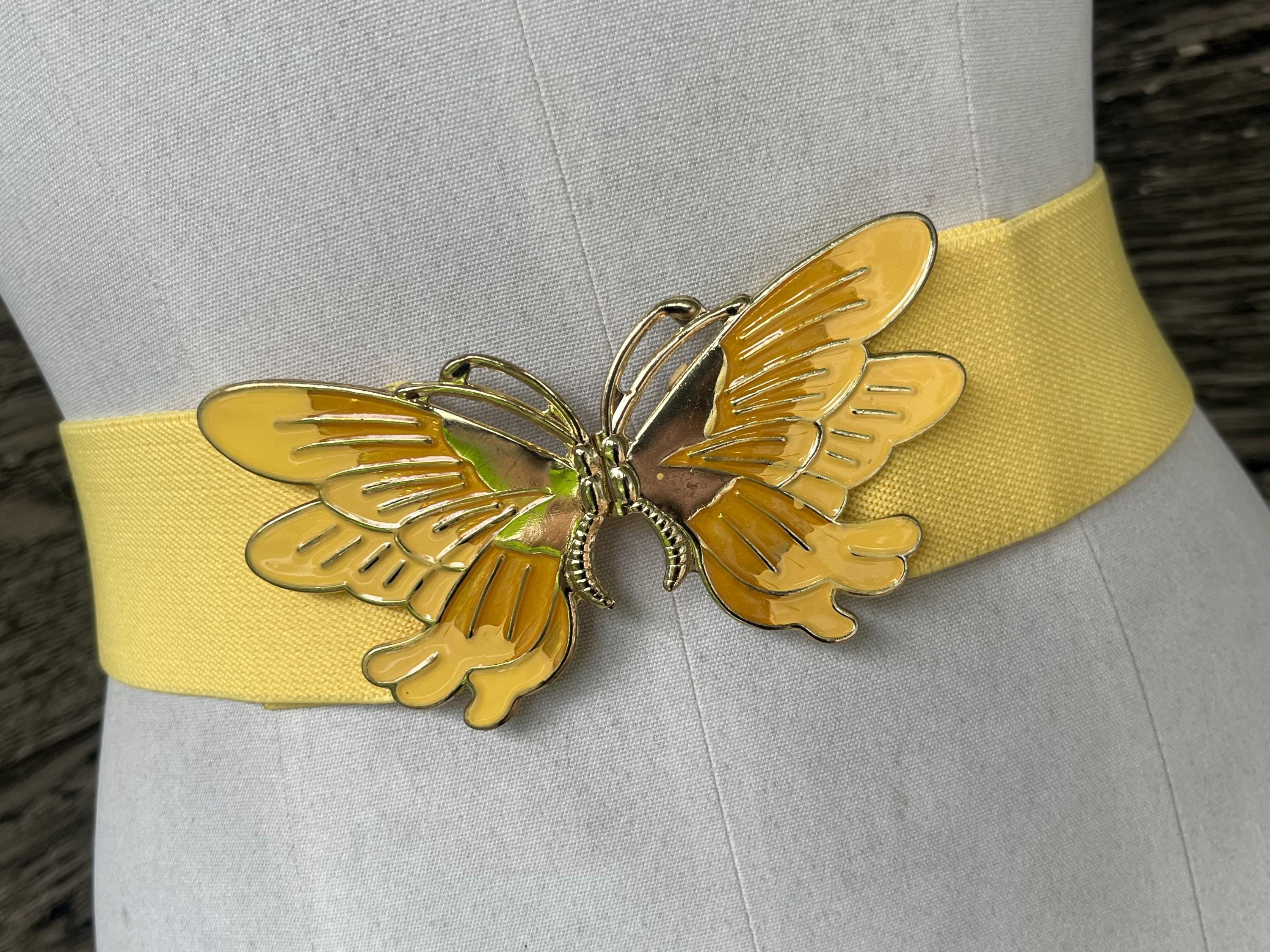 6767 Women\'s Casual Waist Belt Butterfly Bee Insect Buckle Belts Width Butterfly Belt - Etsy main image 4
