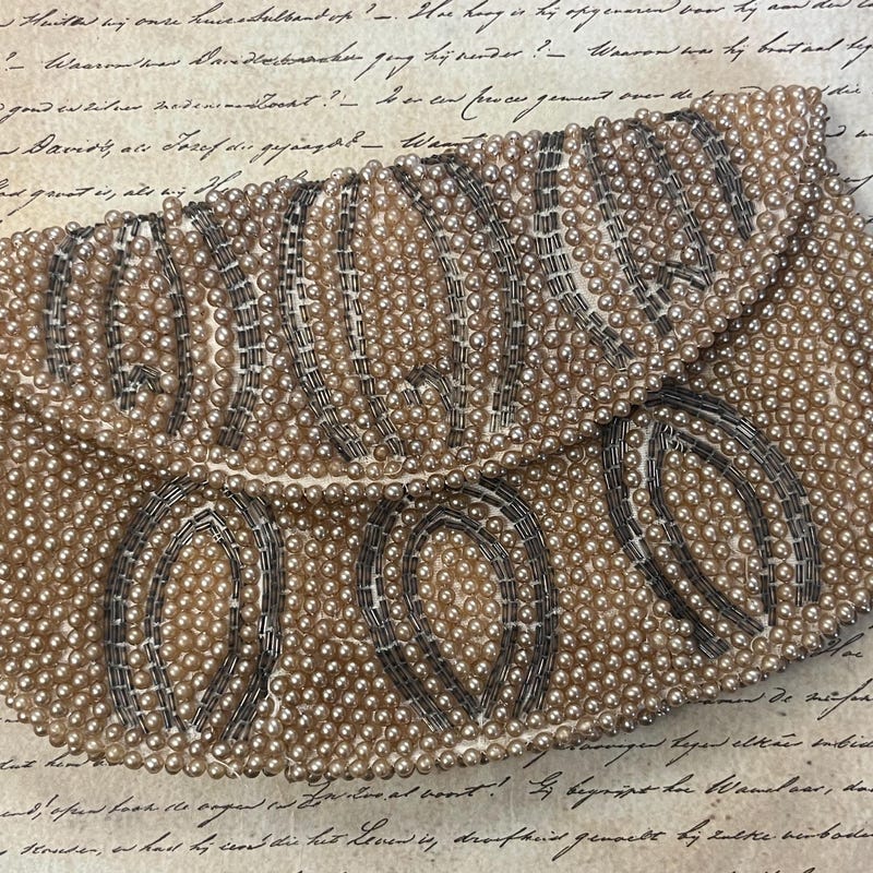 1950s/1960s Beaded Evening Clutch Bag