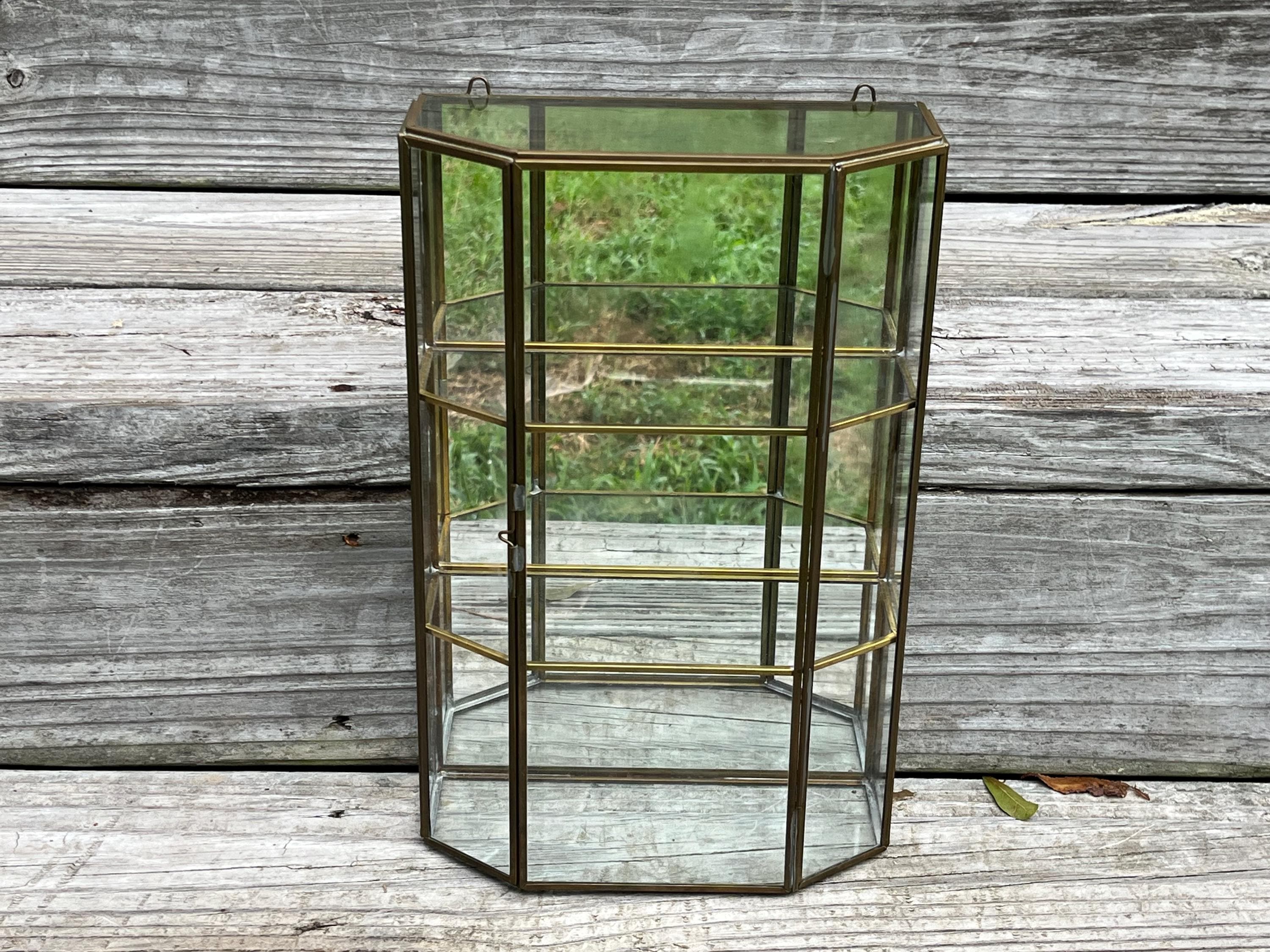 Antique Glass Display Case - Etsy