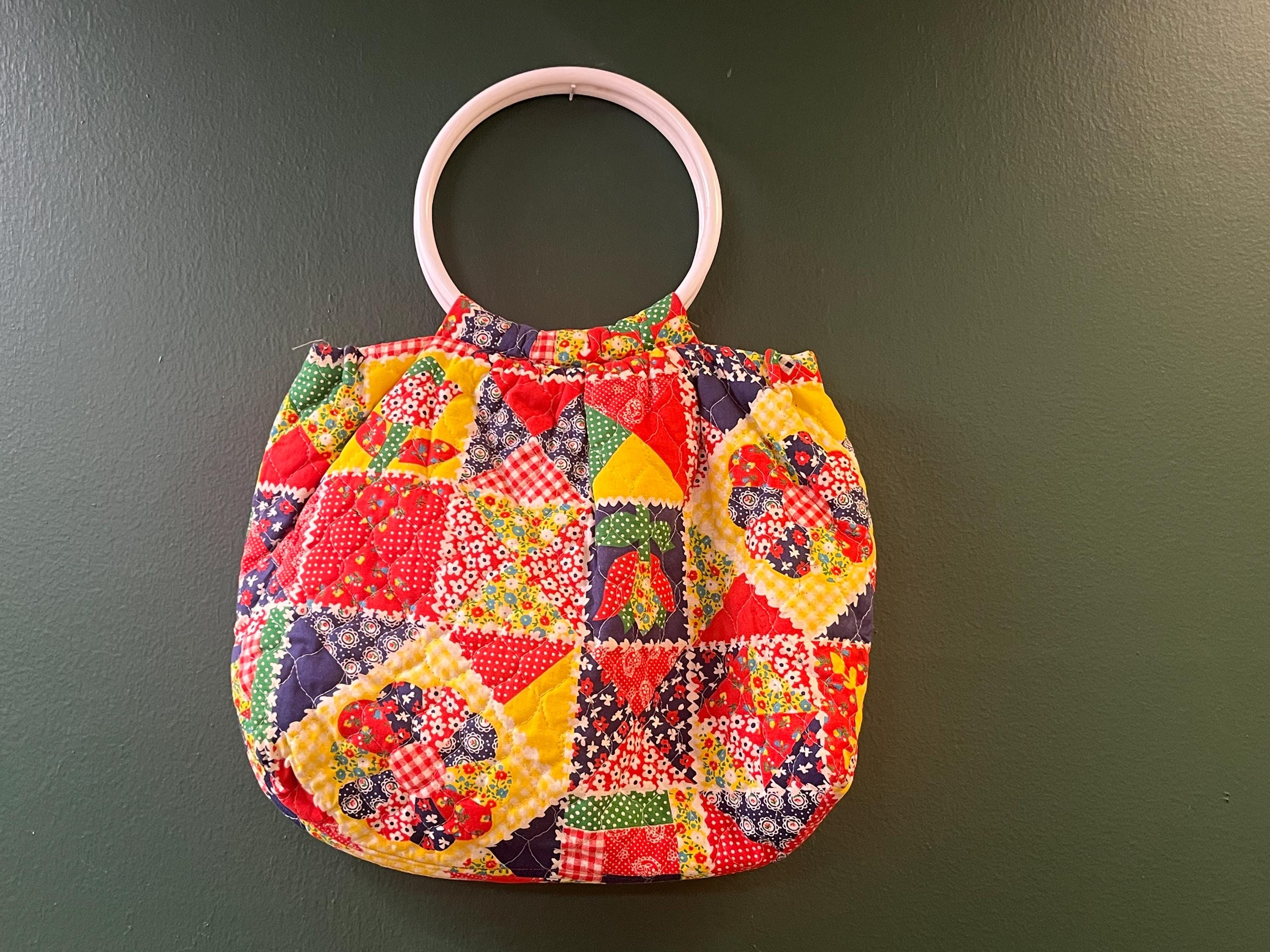 Special 70s vintage パッチワーク キルティング　バッグ Special 70s vintage パッチワーク キルティング バッグ