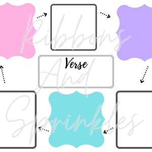 Bible Verse Mapping Guide**Floral**Flowers**Bible Journaling**Christian** Digital file**Print**