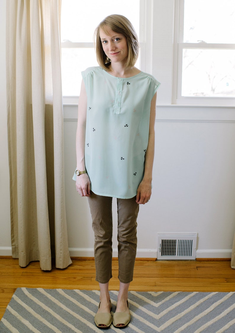 Mercer Tunic PDF Sewing Pattern Women's Apparel image 2