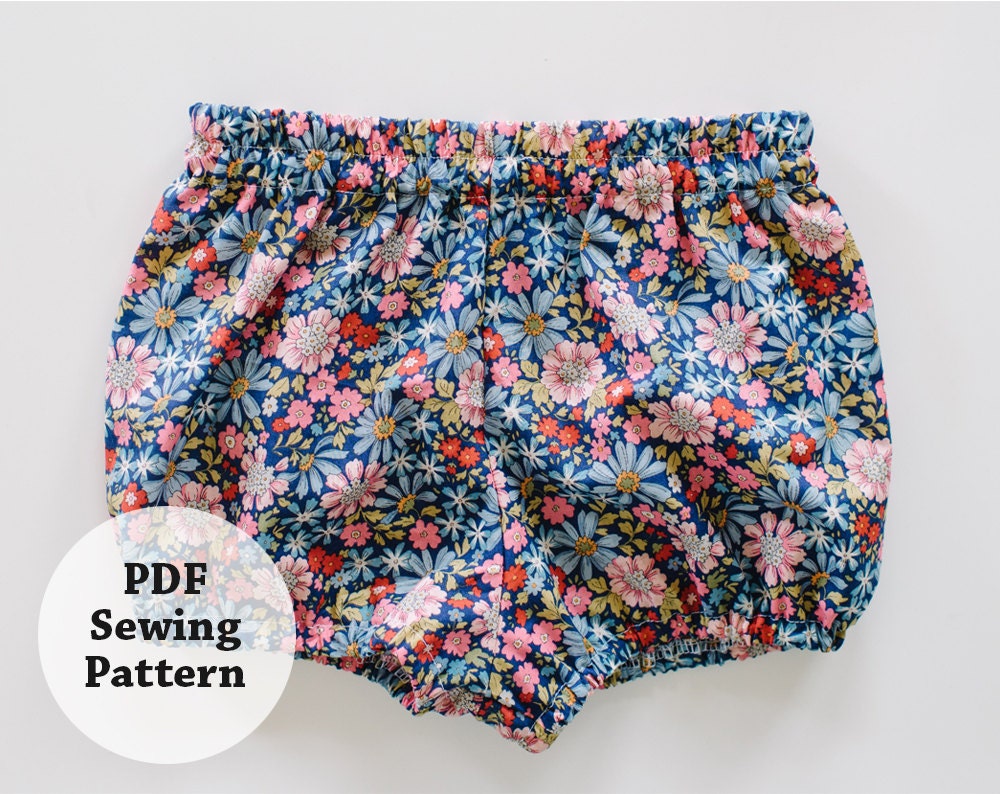 Baby Bloomers Pdf Sewing Pattern Girls Apparel Etsy