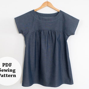 Ryan Top (PDF Sewing Pattern) Women's Apparel