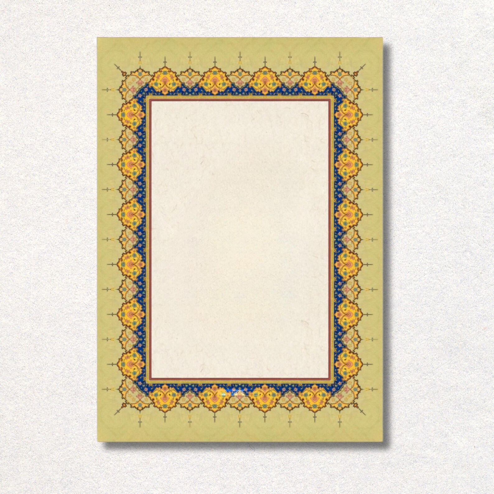 Muslim Paper Islamic Art Paper: Ornamental Calligraphy, Certificate, Diploma (A3, A4 ...