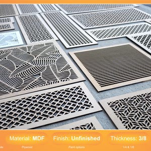 Custom 3/8 Vent cover, wall and ceiling Register, Air Return Cover