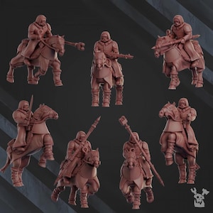 Budyonny&#39;s Cavalry Squad | Frostborn Division | 3D Printed