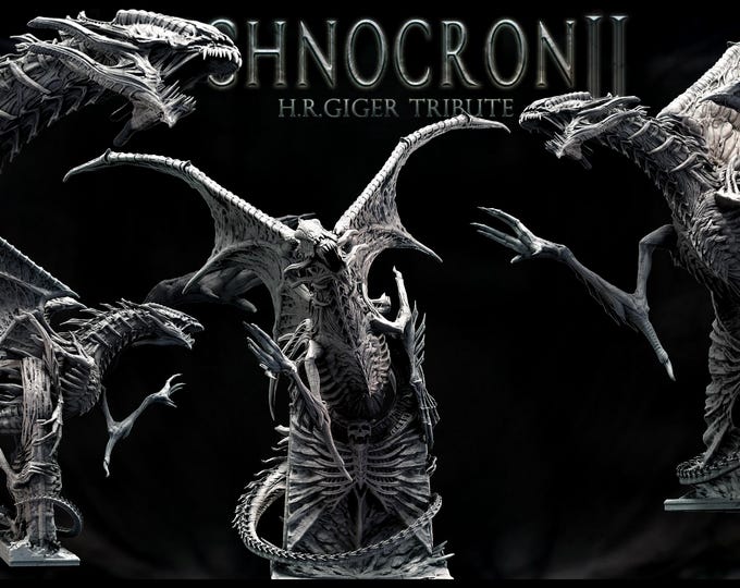 Featured listing image: Xeno Lindworm | Technocron | 3D Printed