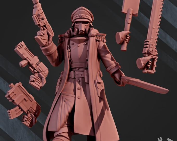 Featured listing image: Commissar | 2nd Death Division | 3D Printed
