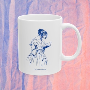 I&#39;m Disengaging Meredith Marks inspired Graphic Mug, Real Housewives of Salt Lake City Gift, Bravo Merch, Reality TV Coffee Cup, RHOSLC