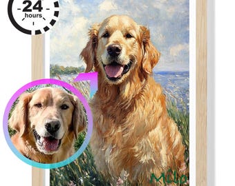 Custom Pet Portrait, Pet Portrait, Watercolor style, Oil painting, Pet Portrait Custom, Dog Portrait, Custom Dog Portrait, Gift for Pet