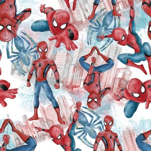 Tkanina Spiderman Tkanina Superbohater Tkanina Pająk Tkanina Bawełniana Tkanina Anime Tkanina Na Pół Jardu