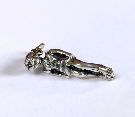 Sterling Silver Diver Charm - image 2