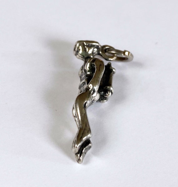 Sterling Silver Diver Charm - image 7