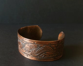 Copper Chinese Dragon or Fire Drake Bracelet