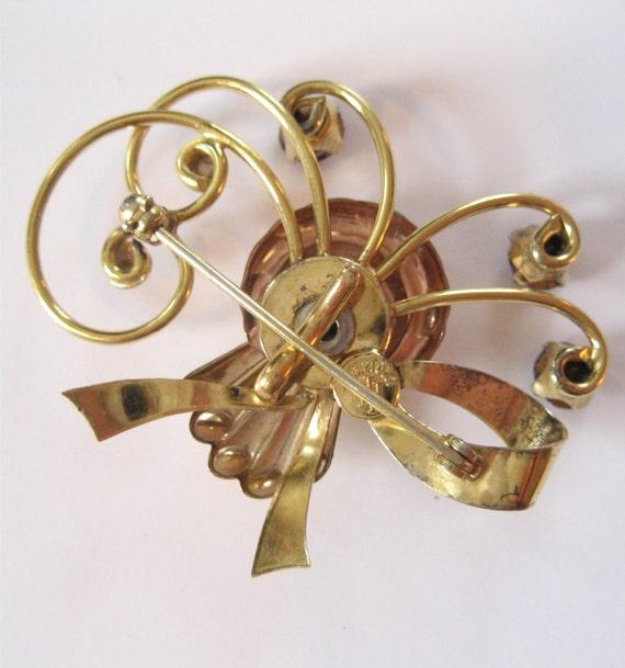 Harry Iskin Gold Filled Pendant/Brooch, 1940's - image 4