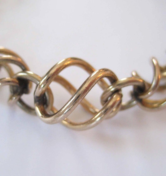 Gold Filled Cage Link Bracelet, Binder Brothers - image 3