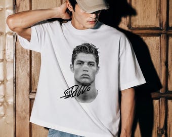 CR7 Ronalo T-Shirt Portugal Fußball-T-Shirt, Vintage Fußball-Grafik-Hemd, Streetwear Oversize T-Shirt, Fan Geschenk, Cristiano Stil