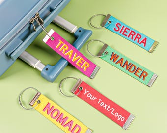 Personalized Luggage Tag for Suitcases-Custom Name Backpack Tag for Kids School Bag-Travel ID Tag,Unique Groomsmen or Bridesmaid Gift