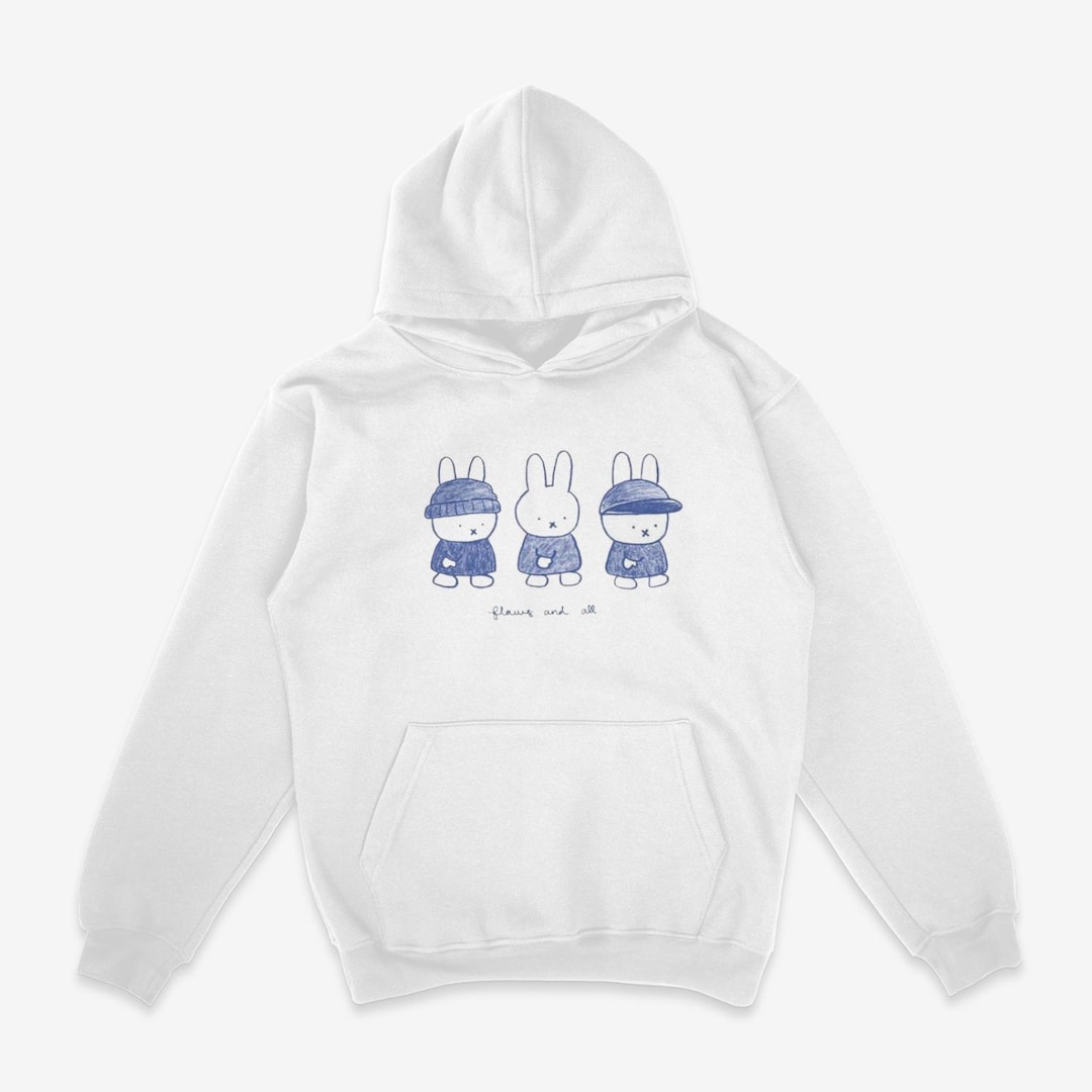 Wave to Earth X Miffy Hoodie: Unisex Heavyweight Fleece