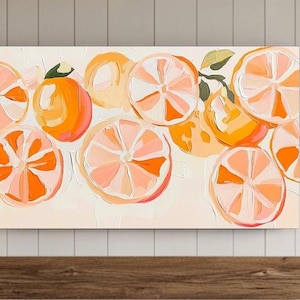 Frame Tv Art | Textured Citrus Digital Download for Tv | Colorful Pop Art Summer or Spring Frame Tv Instant Download