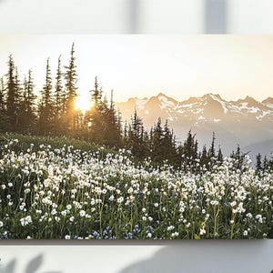 Natur Landschaft Wand Kunst, Wildblumen Fotografie druckbare, grüne Natur Digitaldruck, nordische Wald Datei, Instant Download