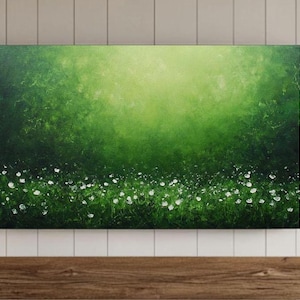 Abstract Samsung Frame TV Wall Art | Digital Download Spring Floral Oil Painting Decor for Screensaver