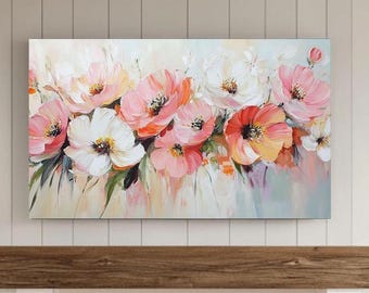 Frame TV Spring Art | Tulip Easter Digital Download for Frame TV | Soft Floral Wall Art & Samsung Screensaver Background