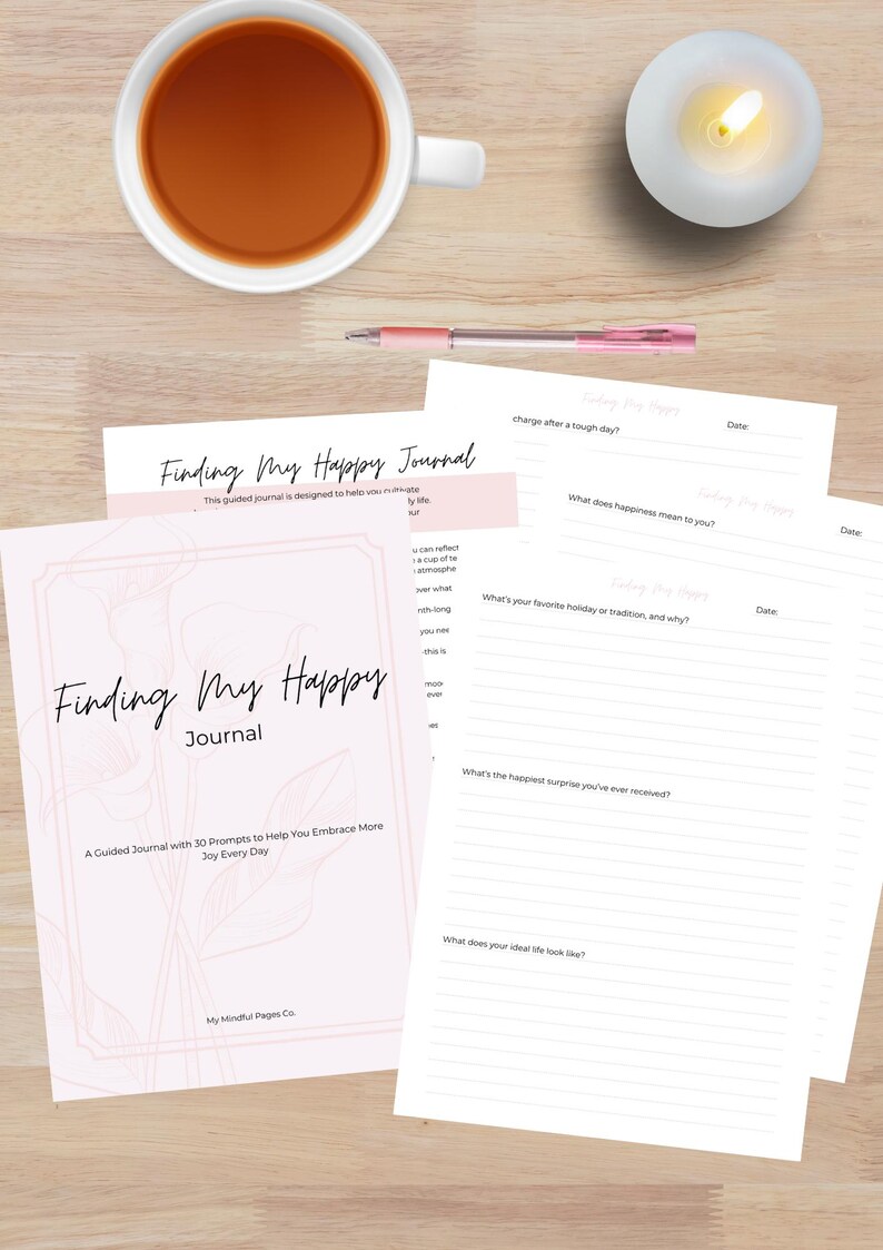 30 Thoughtful Prompts for Self-reflection: Finding Happiness Journal ...